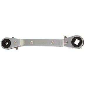 Hilmor 1839043 Offset Service Wrench, 1/4" x 3/16" Square, 3/8" x 5/16" Square - HVAC Ratchet Wrench