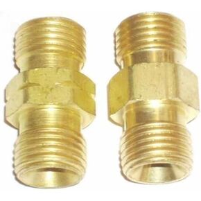Twin Torch Welding Hose 'B' Size Coupler Set, Oxygen Acetylene/Propane Couplings