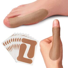 Thumb Support Brace Tape, 20 PCS Big Toe Strap Thumb Guard Patches Thumb Valgus Tape, Self-adhesive Big Toe Brace Adhesive Tape Thumb Stabilizer for Tendonitis Sprain Strain Hallux Valgus Pain Relief