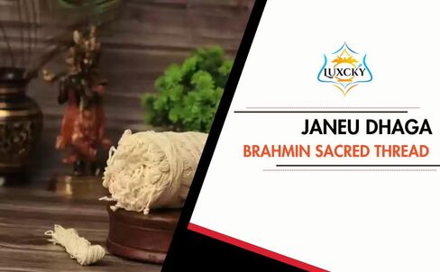 Luckypreneur India Original Janeu Dhaga ,Sacred Thread,Brahmin Thread for Puja Made of Pure Cotton Enhances Purity ,Indian Hindu Dhaga Pack of 20. in Saudi Arabia