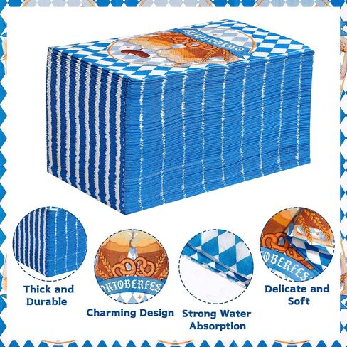 100 Pcs Watercolor Floral Summer Guest Napkins 3 Ply Blue Beige Flower Disposable Hand Towels for Bathroom Modern Minimalist Floral Napkins for Anniversary Wedding Bridal Shower Party Decoration in Saudi Arabia