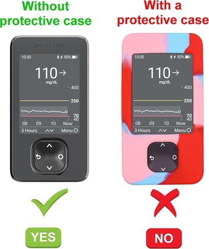 حقيبة مميزة مع مشبك حزام لجهاز استقبال Dexcom G7 (تناسب أيضًا Dexcom G7 مع الحافظة) (H1/أسود) in Saudi Arabia