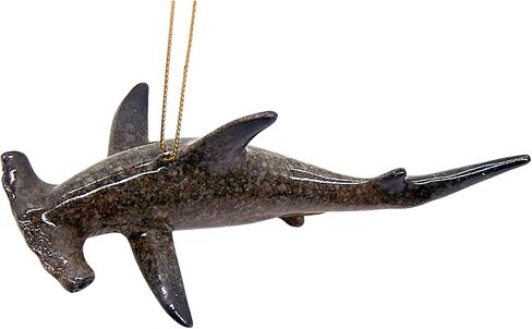 Hammerhead Shark Christmas Ornament, Holiday Décor, Nautical Theme, 5 Inches in Saudi Arabia