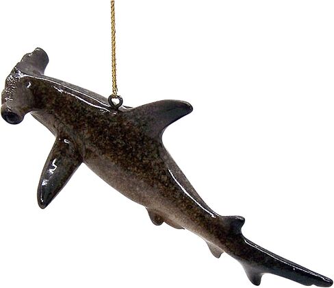 Hammerhead Shark Christmas Ornament, Holiday Décor, Nautical Theme, 5 Inches in Saudi Arabia