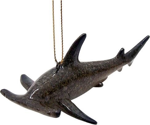 Hammerhead Shark Christmas Ornament, Holiday Décor, Nautical Theme, 5 Inches in Saudi Arabia