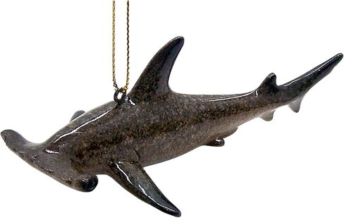 Hammerhead Shark Christmas Ornament, Holiday Décor, Nautical Theme, 5 Inches in Saudi Arabia