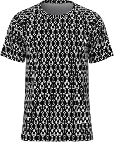 Quick Dry T Shirts for Mens Graphic Raglan Fit Athletic Cooling Tshirts for Man Fitted Soft Tee Shirts Crew Neck in Saudi Arabia