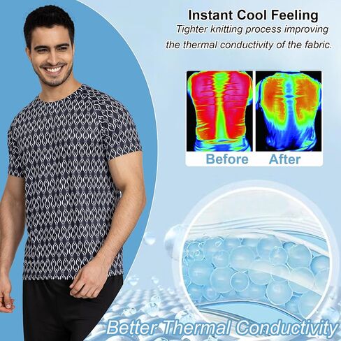 Quick Dry T Shirts for Mens Graphic Raglan Fit Athletic Cooling Tshirts for Man Fitted Soft Tee Shirts Crew Neck in Saudi Arabia