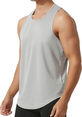 قمصان Wowcarbazole الرجالية للتمارين الرياضية سريعة الجفاف لصالة الألعاب الرياضية وكمال الأجسام والتدريب واللياقة البدنية بدون أكمام قمصان بدون أكمام للعضلات in Kuwait