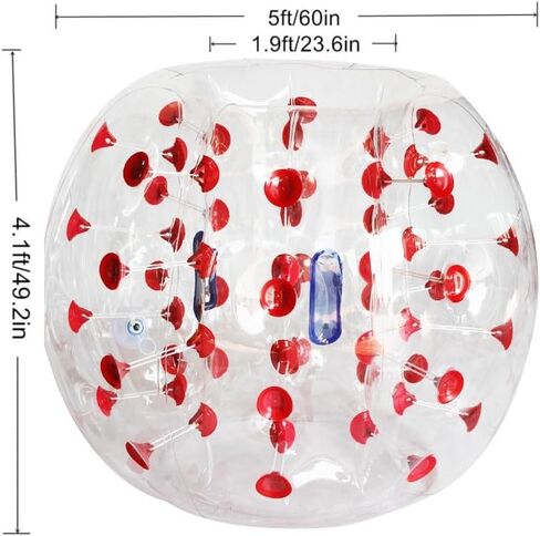 Inflatable Bumper ONE Ball for Adult Kids Bubble Soccer Balls Blow Up Toy Playground Balls Human Hamster Knocker Ball Outdoor Zorb Balls in Saudi Arabia