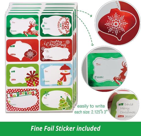 24 Christmas Cookie Bags for Gift Giving with Xmas 80 Gifts Stickers,Small Assorted holiday party Paper Kraft favor Goody Boxes Bulk for Packing,food treat container for wrapping in Kuwait