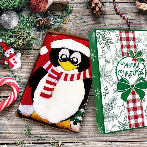 24 Christmas Cookie Bags for Gift Giving with Xmas 80 Gifts Stickers,Small Assorted holiday party Paper Kraft favor Goody Boxes Bulk for Packing,food treat container for wrapping in Kuwait
