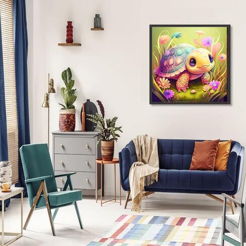 مجموعة الرسم الماسي على شكل بقرة من اي جيه بي ان اتش دي، لوحة ماسية 5 دي لبقرة الكبار، لوحة فنية ماسية ذاتية الصنع، لوحة فنية ماسية على شكل بقرة مثقوبة بالكامل لتزيين حائط المنزل مقاس 14 × 14 انش in Kuwait