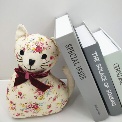 Fabric Animal Door Stopper Gifts for Mom Decorative Doorstops Book Stopper Prevent Door from Hitting The Wall Decorative Cat in Kuwait
