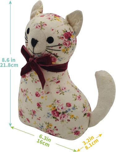 Fabric Animal Door Stopper Gifts for Mom Decorative Doorstops Book Stopper Prevent Door from Hitting The Wall Decorative Cat in Kuwait