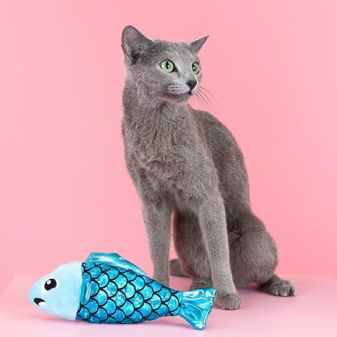 Fringe Studio Plush Cat Toy Set, Minty Fresh, Mini 3 Piece Set, Pet Shop Collection (904031) in Saudi Arabia
