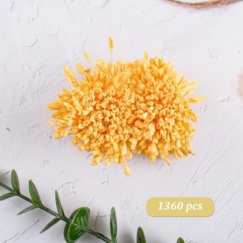 Matte Stamens for Crafts, 1360 Pcs Stamens for Artificial Flowers DIY Wedding Party (Mixed color, 1700) in Saudi Arabia