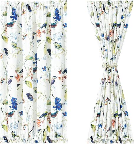VOGOL Door Curtain Panel, Thermal Insulated Grey Pattern Printed French Door Curtains, Sidelight Door Privacy Panels for Window Living Room Doorways, 25 x 72 Inches, 1 Panel in Kuwait