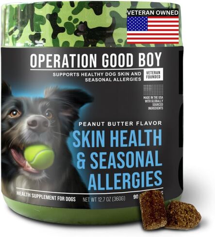 O. G.B. Operation Good Boy - SRE: مكمل للهضم/بروبيوتيك للحيوانات الأليفة - 90 قطعة مضغ طرية - 12.7 أونصة - مكونات طبيعية مصنوعة - تأسست على يد المحاربين القدامى in Saudi Arabia