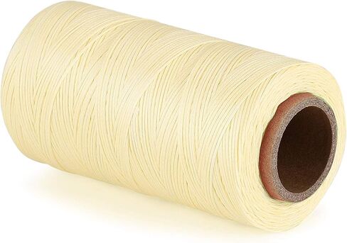 Waxed Thread, Wax String, Coated Cord Heavy Duty Polyester 284Yard 1mm 150D for Bracelets, Leather Craft Stitching Sewing, Book Binding, DIY Handcraft (Black+Beige) in Saudi Arabia