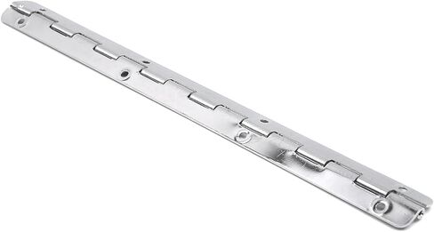 Oedema 4PCS 7.87" Piano Hinge Iron Continuous Hinge Gold Door Hinge for Wooden Box, Doors, Cabinet, Windows, 0.04" Leaf Thickness, 0.67" Open Width with Screws in Saudi Arabia