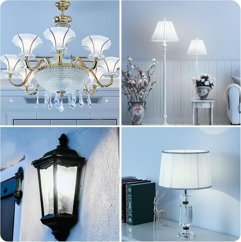 YGS-Tech Dimmable G9 LED Bulbs, 4W(35W Halogen Equivalent), 6000K Daylight White, CRI80, G9 Base Bulb for Chandelier, Interior Decoration Lighting, Commodity Display Lighting, 10-Pack in Saudi Arabia