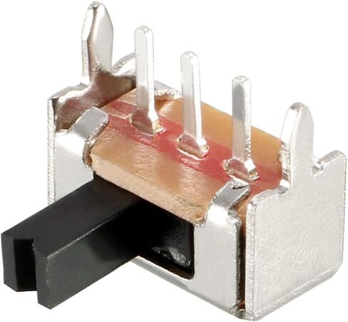 Uxcell 20 قطعة 3 مللي متر مفتاح منزلق أفقي SPDT 1P2T 3 محطات PCB لوحة الإغلاق in Saudi Arabia