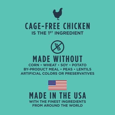 طعام الكلاب الجاف ذو الحبوب الكاملة من Instinct Raw، وصفة طبيعية للكلاب مع أوميغا + طعام الكلاب الخام المجفف بالتجميد، 20 رطل. in Kuwait