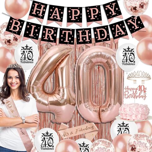 زينة عيد الميلاد الحادي والعشرين للرجال، ديكورات عيد الميلاد الحادي والعشرين مع بالونات ذهبية 40 انش على شكل رقم 21، لافتة بعبارة Cheers to 21 Year، ستائر بشراشيب واكواب بالونات فويل in Kuwait