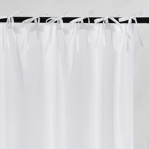 KGORGE Canopy Bed Sheer Curtains for Queen/King/Twin/Full Size, 8 Panels for Girls Boys Adults Bed, Home Bedroom Decor (White, 45 inch width X 96 inch length) in Saudi Arabia