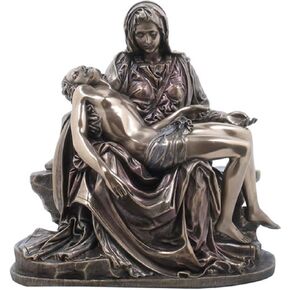 Pieta Statue - Cold Cast Bronze Sculpture - Magnificent