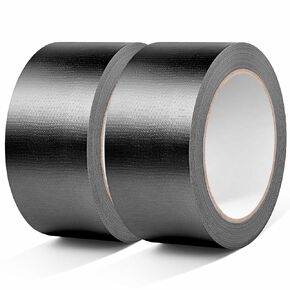 Silver Duct Tape Heavy-Duty Waterproof Duct Tape- Strong Adhesive, Waterproof, Residue-Free, 2 Inches x 22 Yards, for Repairs and Industrial Use (2-Pack)