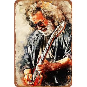 Jerry Garcia Plaque Poster Metal Retro Vintage Tin Sign Home Bar Pub Wall Decor 8x12 inch Gift in Kuwait
