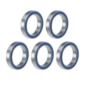 uxcell 6702-2RS Deep Groove Ball Bearing 15x21x4mm Double Sealed ABEC-3 Bearings 5-Pack
