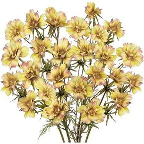 27.9" Artificial Fall Flowers Bulk Decoration, 5 Pcs Fake Mums Silk Daisy Floral Faux Sunflowers Plant Arrangements for Home Decor Indoor Porch Pots Planter Decorations (Dark-Purple)