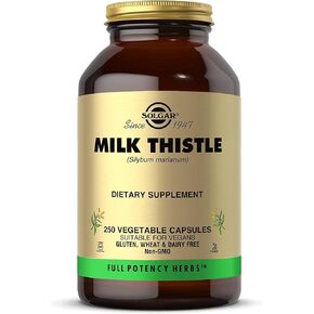 Solgar - Milk Thistle (Silybum Marianum, 100 mg, 250 veggie caps