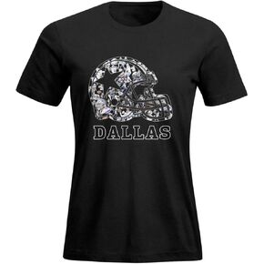 Dallas Football Texas Shirt for Women, Dallas Shirts, Fans Gameday Apparel, Team City Pride Tailgating T Shirt.