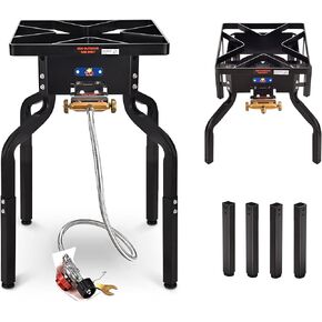 ARC 200,000BTU Propane Camping Stove Outdoor Propane Burner Camp Stove Ideal for Turkey Fryer,Crawfish Boil,Homebrewing