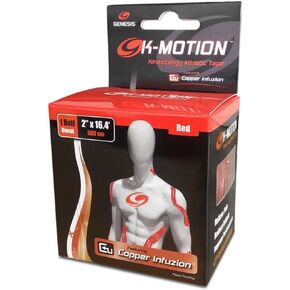 Genesis K-Motion 16.5 Foot Copper Infuzed™ Uncut Kinesiology Tape Roll