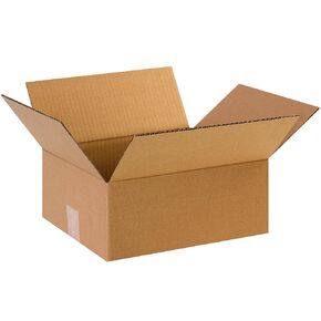 BOX USA 12 x 10 x 5 Corrugated Cardboard Boxes, Flat 12"L x 10"W x 5"H, Pack of 100 | Shipping, Packaging, Moving, Storage Box for Home or Business, Strong Wholesale Bulk Boxes