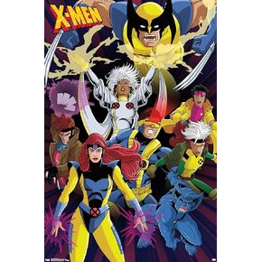 Trends International Marvel Comics - The X-Men - ملصق حائط رائع، 22.375 بوصة × 34 بوصة، نسخة غير مؤطرة