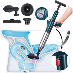 High Pressure Toilet Plunger,Air Toilet Plunger,Air Plunger for Toilet,Toilet Unclogger,Toilet Auger, Destapador De Inodoro, Toilet Plunger,plungers for Bathroom,Plunge Blaster