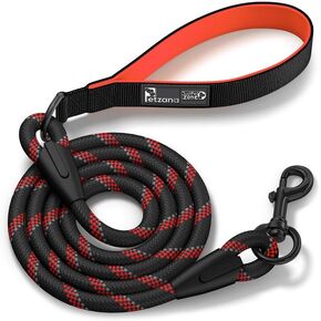 PETZANA Rope Dog Leash for Training, Walking, and Hiking, Durable, Comfortable, and Stylish.… (Green)