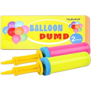 2 Pack Balloon Pump Handheld,2 Way Dual Action, Easy to Use Sturdy Balloon Pumps Handheld Inflator Pump for Birthday Balloon,Party Decoration in Saudi Arabia