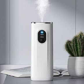 Home diessential Oil Diffuser humidifier with LED Display and 3-StageTiming Adjustment, Aromatherapy Air Freshener for Large Room-White