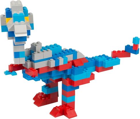 SCS Direct Building Block Bricks - 1000 Pc Bulk Set of Unique Clear Color with 54 Roof Pieces - Compatible and Tight Fit with All Major Brands-Great for Activity Tables, Creativity & School Projects in Saudi Arabia