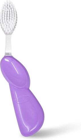 RADIUS Toothbrush Original Big Brush, BPA Free ADA Accepted - Right Hand - Lavender Brush with Lavender Case in Saudi Arabia