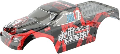 GDOOL 9300 RC غطاء جسم السيارة PX9300-23 قطع غيار إكسسوارات لسيارات RC 1:18 9300 9304 (أحمر) in Kuwait