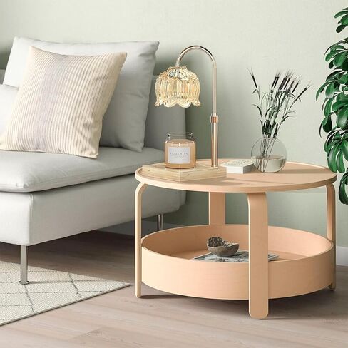 Candle Warmer Lamp, Electric Candle Lamp Warmer with Timer, Dimmable Wax Melt Warmer for Scented Wax with 2 Bulbs, Height Adjustable Electric Melter for Jar Candles, Home Decor and Gift for Mom in Kuwait