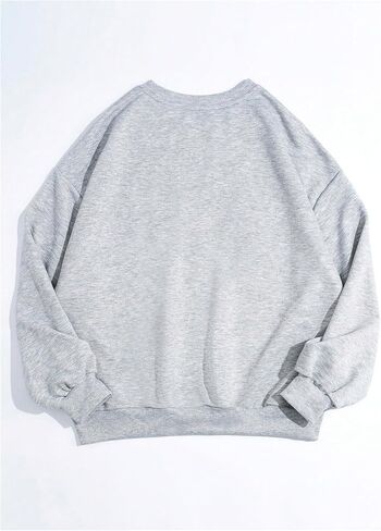 SHENHE Women's Oversized Graphic Sweatshirt Crewneck Cute Animal Print Top Sweatshirt in Saudi Arabia
